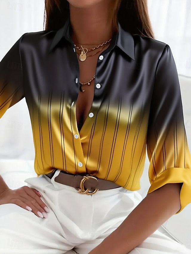 Women's Shirt Dressy Tops Formal Work Shirt Graphic