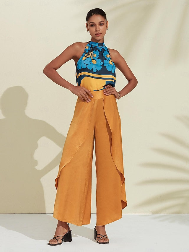 Women's Geometic Flower / Plants Vacation Weekend