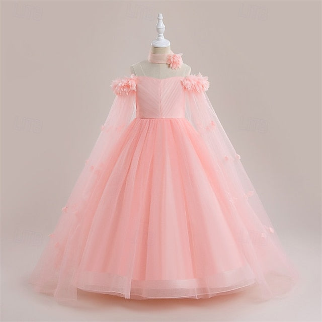 Dress Princess Girls' Flower Girl Kid's