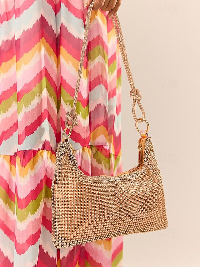 Shoulder Bag – Evening Rhinestone Elegant Handbag Women's