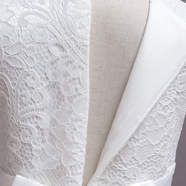 A Kids Girls' Party Line Little Dress Floral Plain