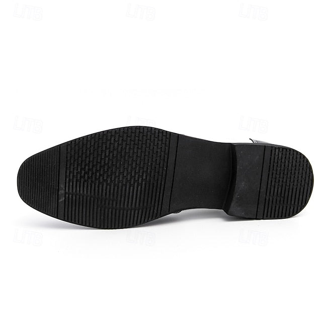 and with Shoes Oxford Men's Gold Leather Black Patent