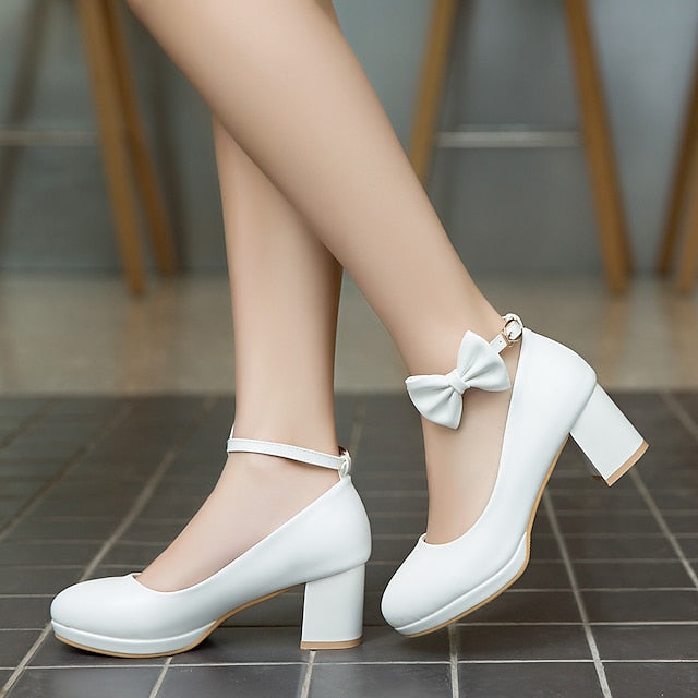 Perfect Jane Bow Weddings - Mary for Shoes Girls' White