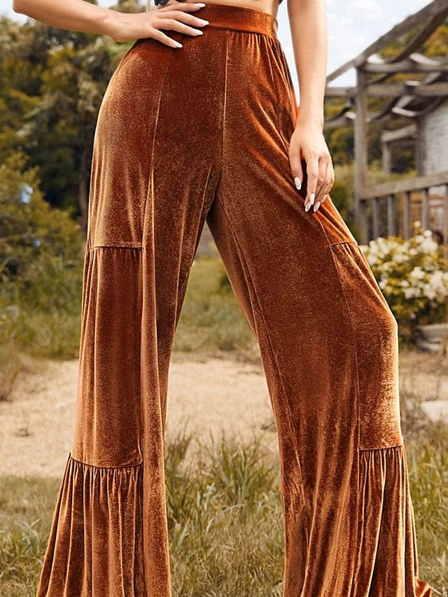 Women's Wide Leg Corduroy Pants Pants Trousers Fashion