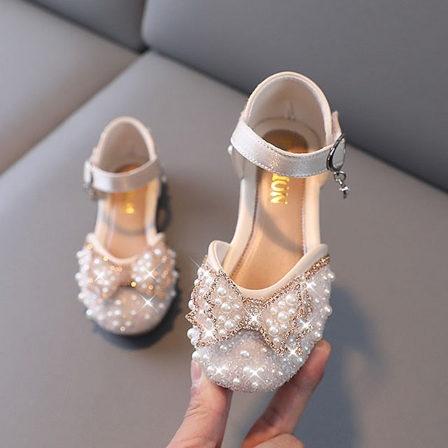 Daily Flats Girls' Glitters Lolita Rubber Shoes PU