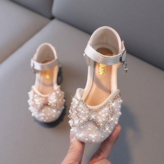 Daily Flats Girls' Glitters Lolita Rubber Shoes PU