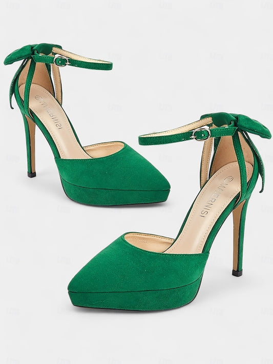 Ankle with Women's Elegant Strap Heels Platform Stiletto