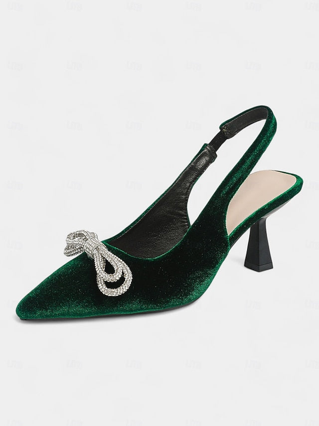 Velvet Toe – Women's Cocktail Pointed Heels Slingback