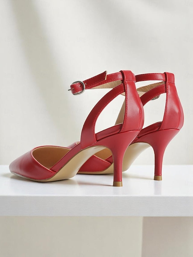 Gold Heels Strap Glitter Ankle Women's
