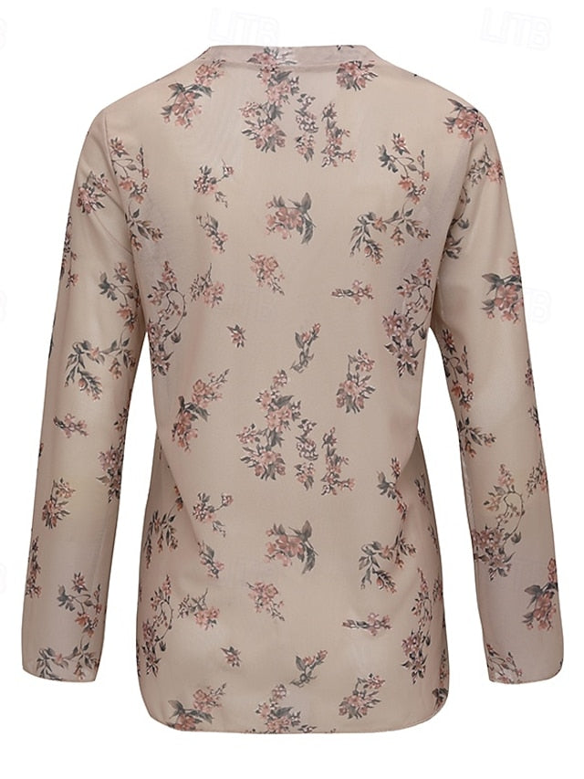 Women's Western Blouse Boho Shirt Blouse Chiffon Tops Lace