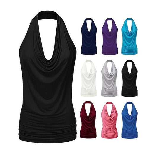 Women's Tank Top Yoga Top Halter Neck Quick Dry Comfortable