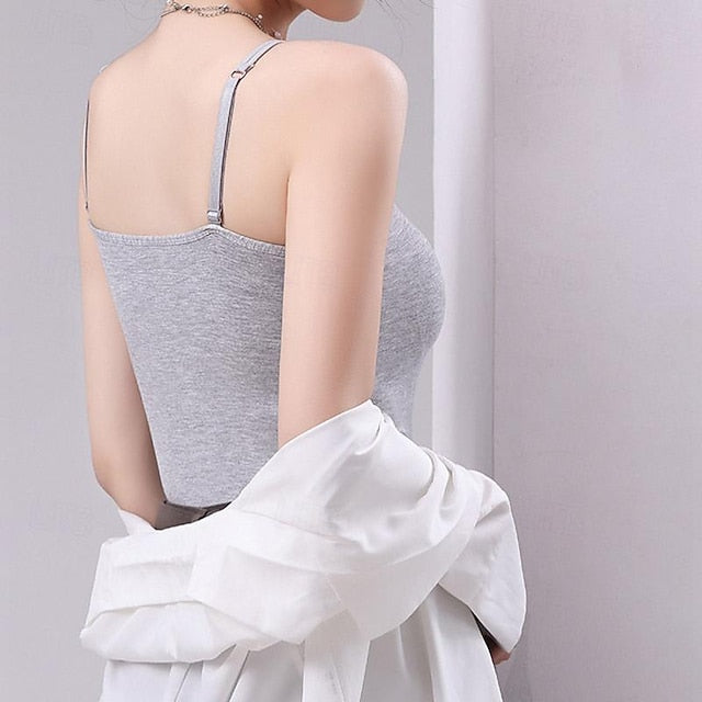 Women's Camisole Tank Top Basic Sleeveless Regular Tops
