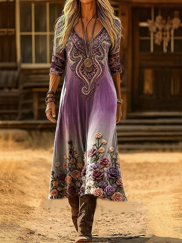 Women's Maxi Dress Sheath Dress Party Casual Boho Daily