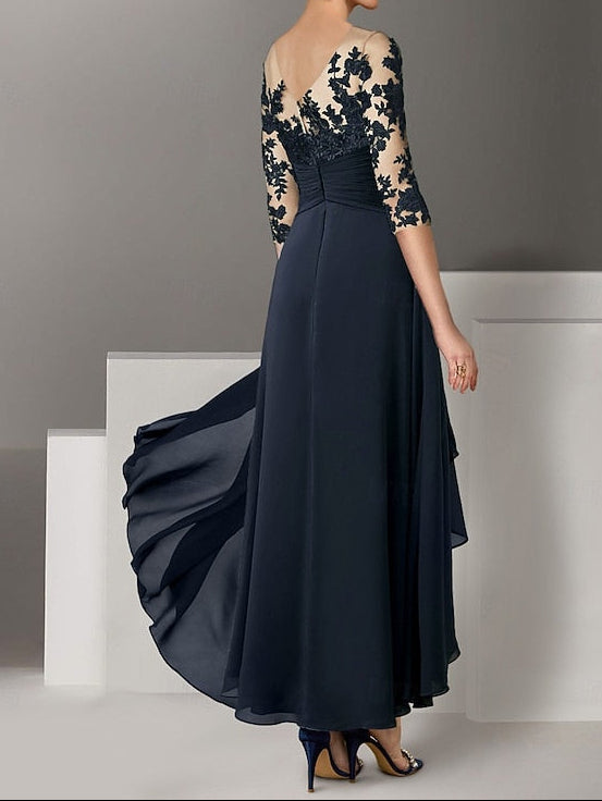 Elegant Guest Asymmetrical A-Line Dress Cocktail Dresses Wedding
