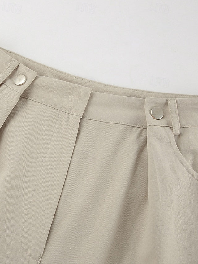 Women's Culottes Wide Leg Chinos Vacation Streetwear Basic