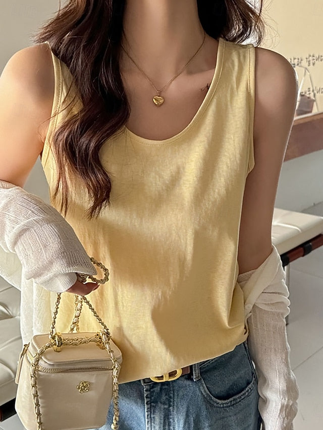 Women's T Shirt Blouse Patchwork Solid Color Fashion Modern