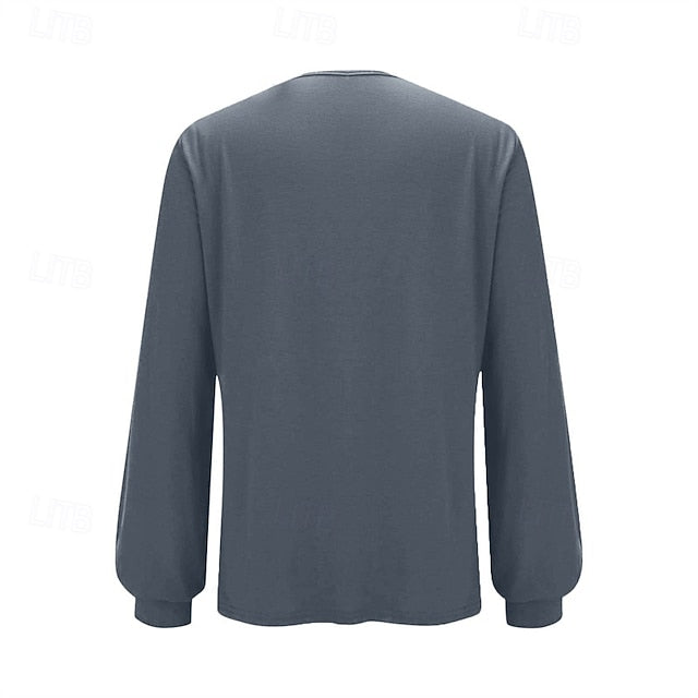 Women's T Shirt Tee Top Sequins Patchwork Solid Color