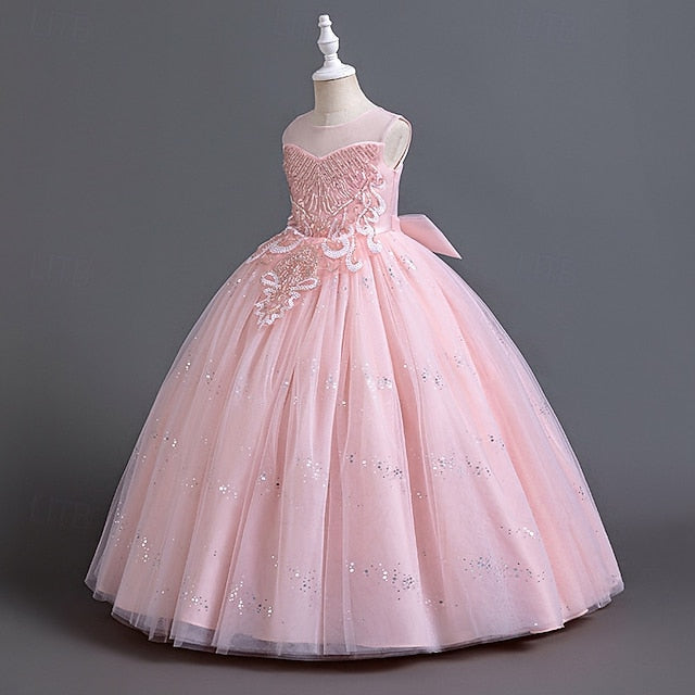 Dress Girls' Girl Flower Princess Kid's