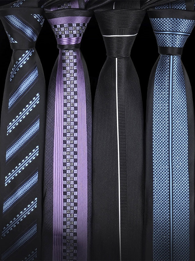 Tie 6cm Positioning - Narrow Men's Pattern Stripe