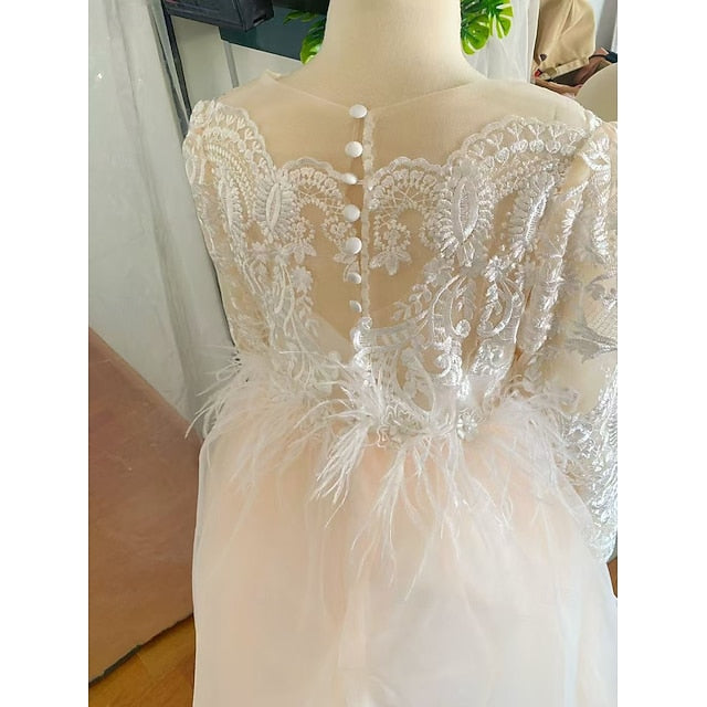 Girls' Girl Flower Dress Party Princess Wedding