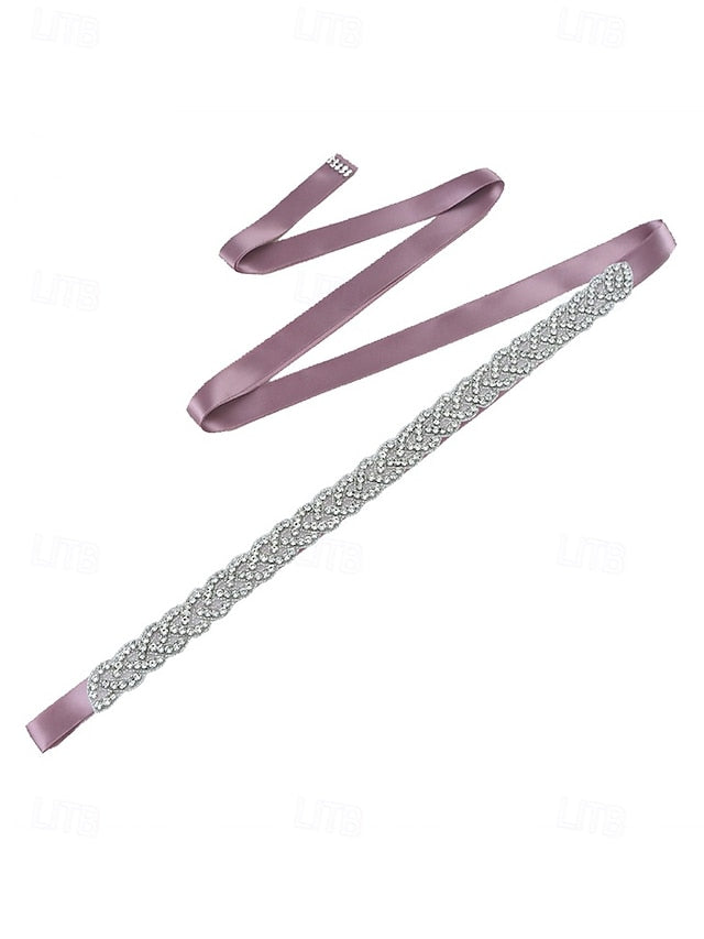 Bridal Waistband Elegant – Rhinestone Crystal Wedding