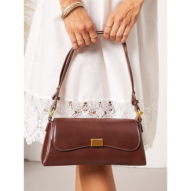 Sac fourre-tout en cuir PU pour femme, idéal pour les courses quotidiennes