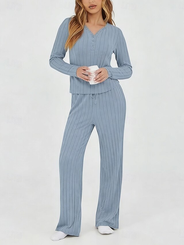 Women's Two Piece Sets Pants Sets Bolero Top Long Sleeve V