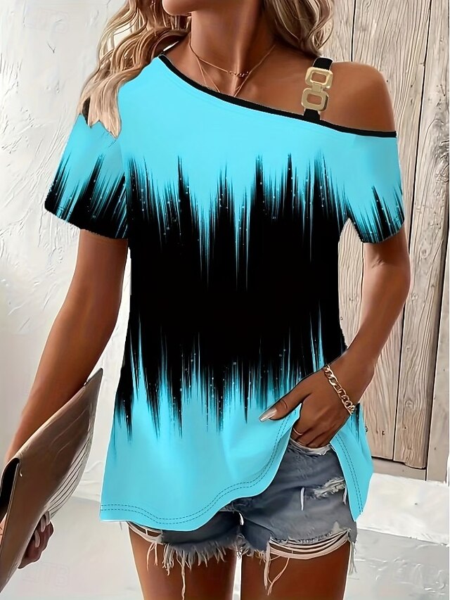 Women's T Shirt Tee Top Print Floral Graphic Vintage