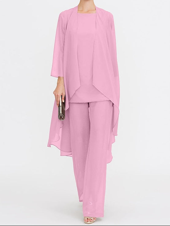 Wedding Mother 3 Piece Pantsuit the of Bride Beach