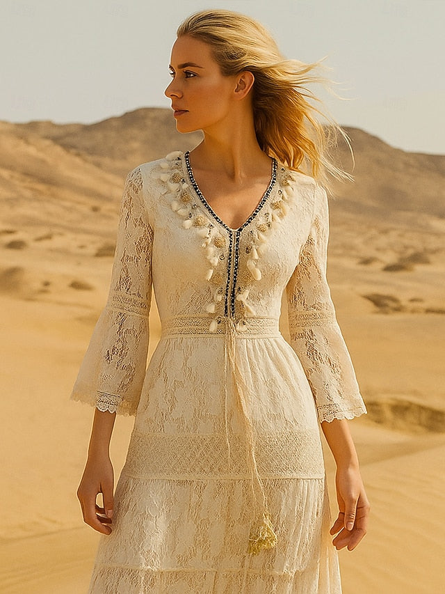 Women's Maxi Dress Sundress A Line Dress Vacation Party