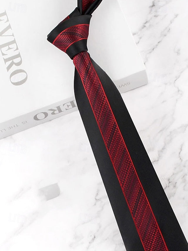 Men's Classic Necktie with Pattern Polyester