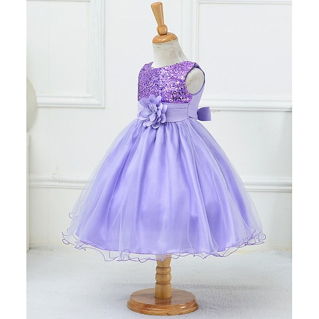 Girls' Wedding Party Girl Dress Flower