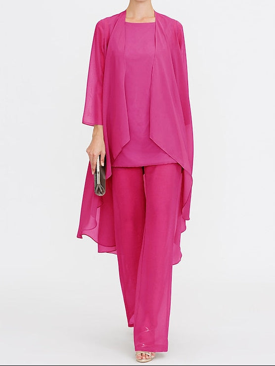 Wedding Mother 3 Piece Pantsuit the of Bride Beach