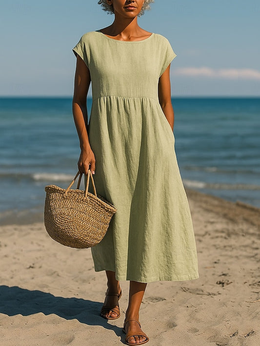 Women's Midi Dress A Line Dress Summer Dress Vacation