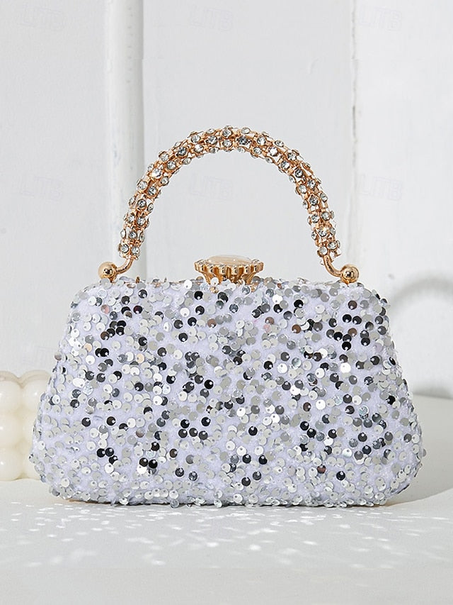 Evening Vintage Bag Women's Sequin Clutch – Embellished