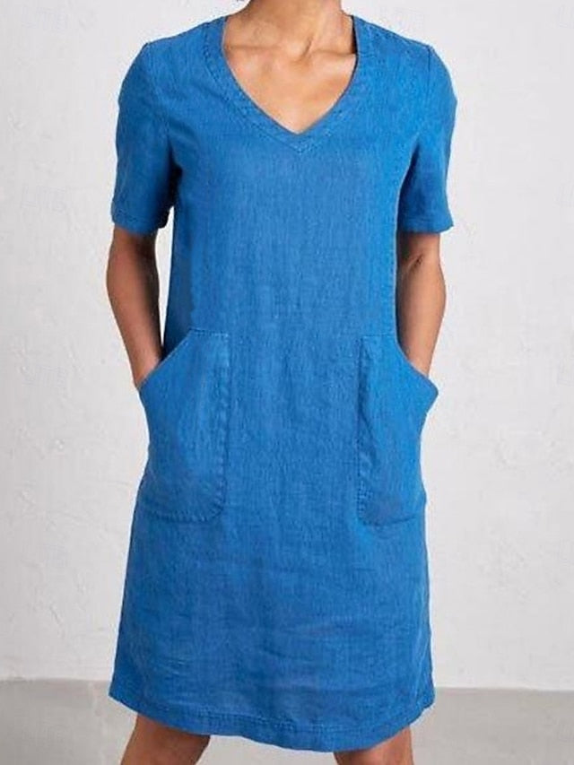 Women's Midi Dress Summer Dress Casual Daily Regular Fit