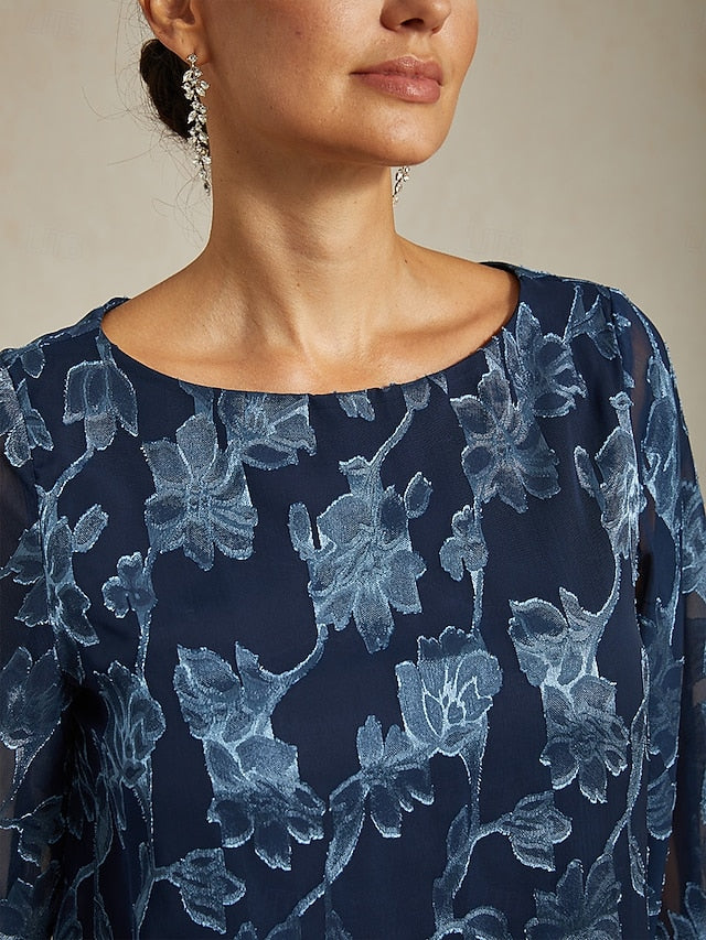 Women's Blouse Chiffon Tops Lace Floral Elegant Stylish