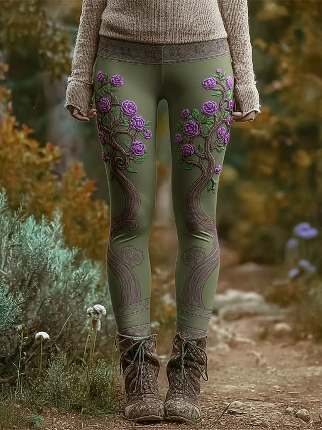 Women's Viking Leggings Cozy Leggings Vacation Casual Full