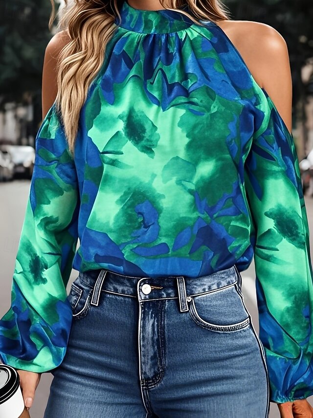 Women's T Shirt Tee Top Eyelet Floral Elegant Fashion