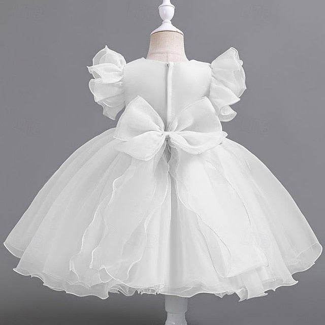 Sequin Dress Sleeveless Girls' Kids Party Floral Wedding