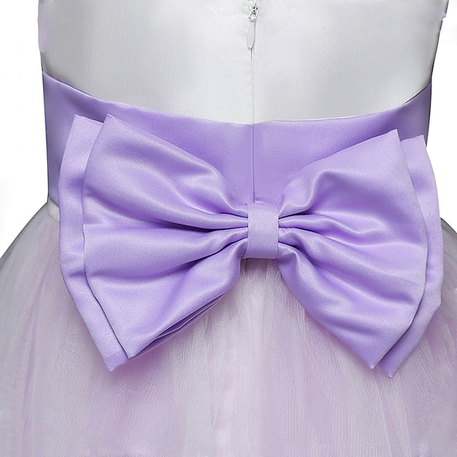 Flower Girls' Girl Dress Wedding Kids Sleeveless
