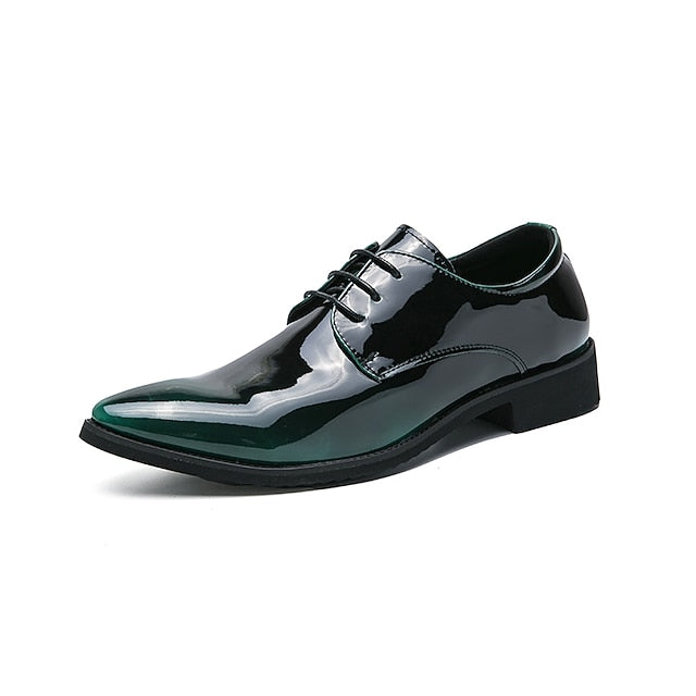 Patent Oxford Shiny Formal Shoes – Men's Leather