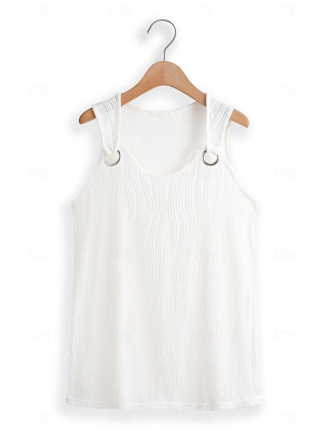 Women's Camisole Tank Top Striped Sleeveless Top