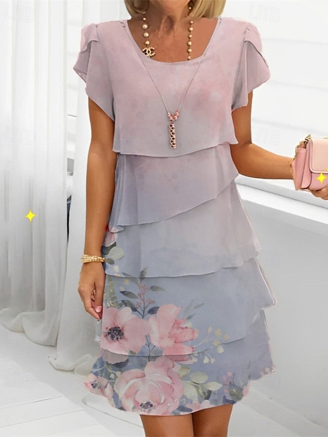 Women's Mini Dress Casual Dress Chiffon Dress Summer Dress