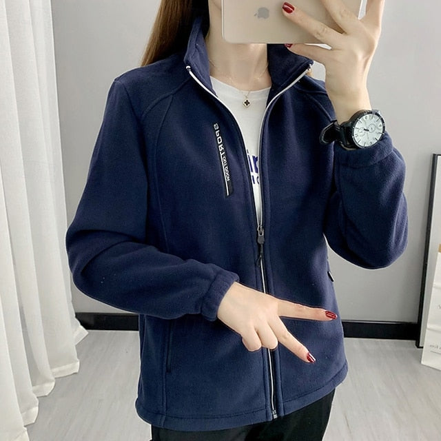 Women's Hiking Jacket Fleece Jacket Winter Coat Thermal