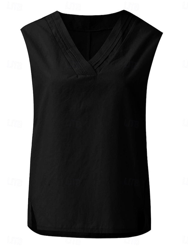 Women's Camisole Tank Top Solid Color Daily Casual