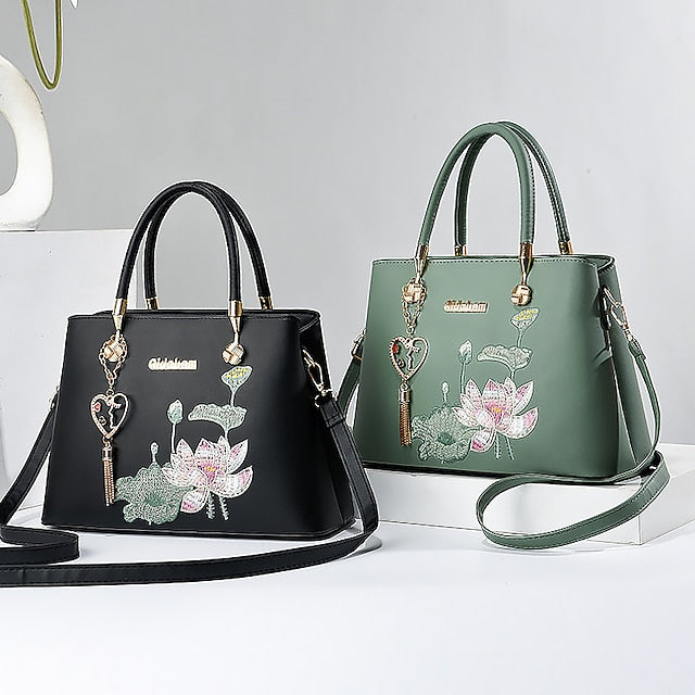 Bag PU Crossbody Handbag Women's Shoulder Boston