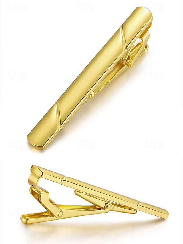 Classic Available Colors Metal Clip - 7 Men's Tie