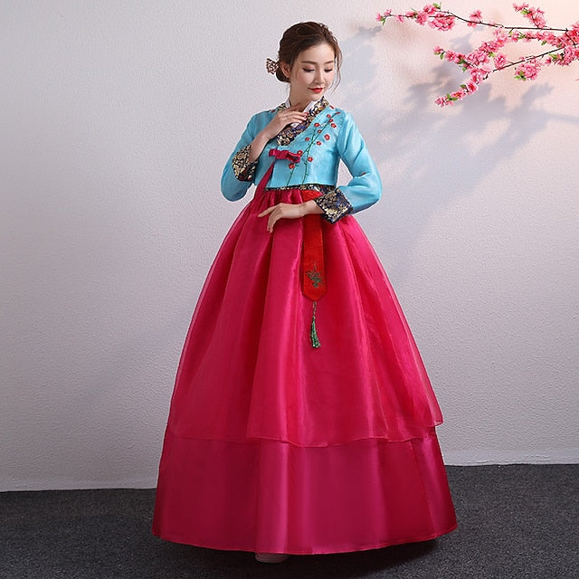 Women's Dress Hanbok Korean Traditional Masquerade