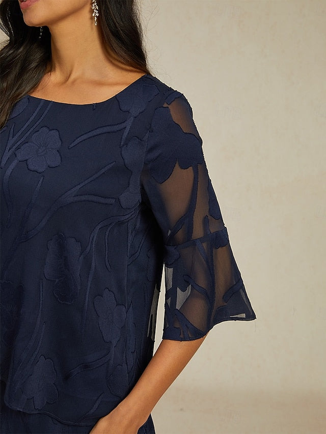 Women's Lace Shirt Blouse Dressy Tops Chiffon Tops